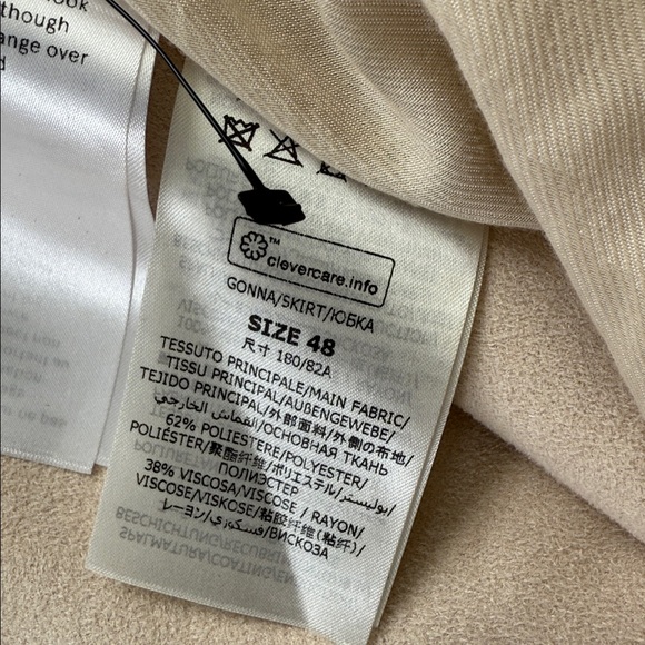 Stella McCartney  fringed faux leather wrap skirt - Picture 6 of 8